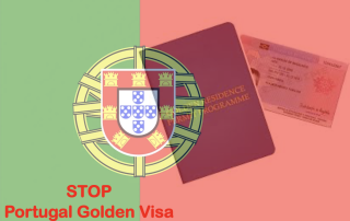 Portugal Golden Visa Program is stopped