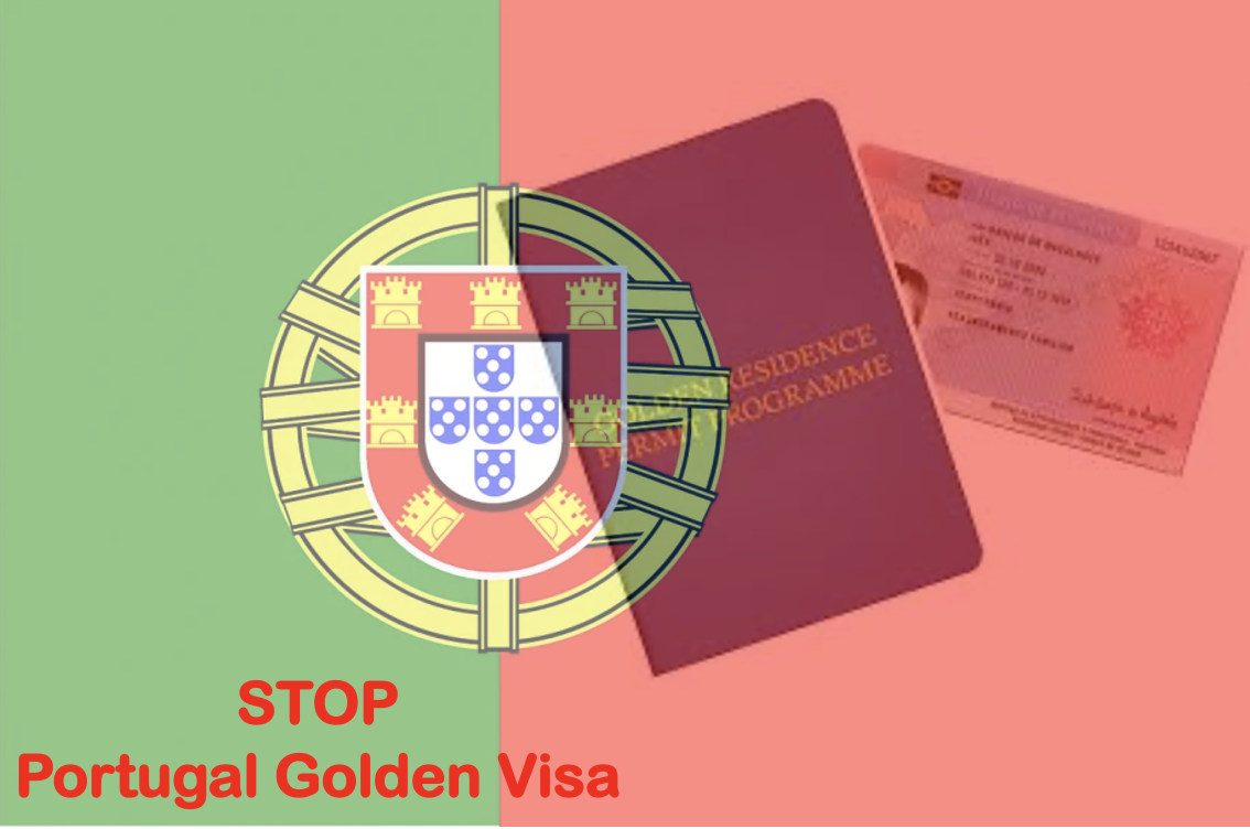 Portugal Golden Visa Program is stopped